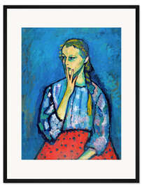 Gerahmter Kunstdruck Mädchenbildnis