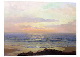 Quadro em PVC Sunset over the sea.