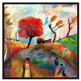 Gerahmter Kunstdruck Ameisenhaufen