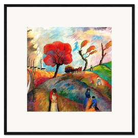 Framed art print anthill