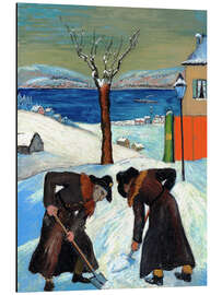 Magnettafel Schnee über Nacht