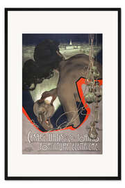 Gerahmter Kunstdruck Italienischer Leuchtmittelhersteller