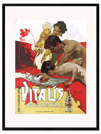 Ingelijste kunstdruk Mineral water Vitalis