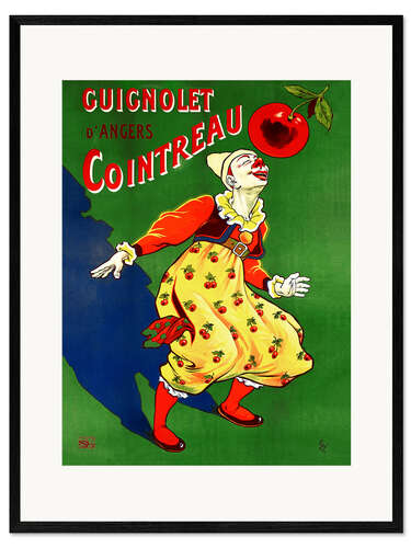Framed art print Guignolet d'Angers Cointreau