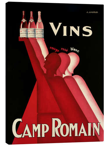 Canvas print Vins Camp Romain