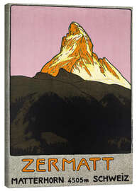 Leinwandbild  Zermatt - Emil Cardinaux