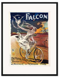 Gerahmter Kunstdruck Falcon Räder
