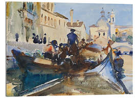 Gallery print Gondoliers, Venice