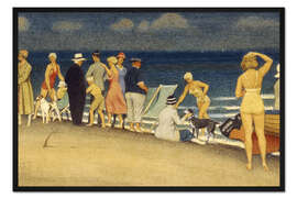 Gerahmter Kunstdruck Ausflügler