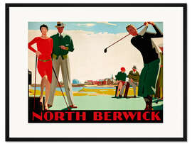 Gerahmter Kunstdruck North Berwick Golf Club