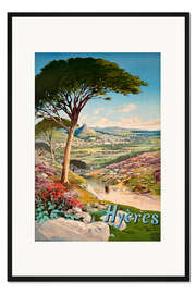 Gerahmter Kunstdruck Das schöne Hyères