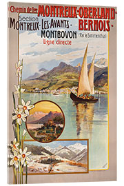 Akryylilasitaulu Railway Montreux