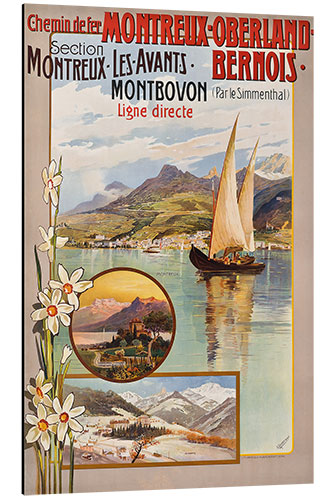 Obraz na aluminium Railway Montreux