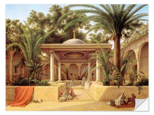 Naklejka na ścianę The Kabanija Fountain in Cairo