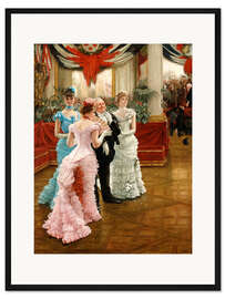 Gerahmter Kunstdruck Fräulein aus der Provinz