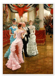 Wall print  Miss of the province - James Tissot