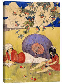 Lærredsbillede In the orchard - Gerda Wegener