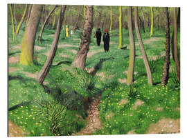 Magnettafel Unterholz im Frühling (Sousbois en printemps)