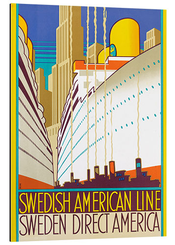 Aluminiumsbilde Sweden-America Cruise Ship