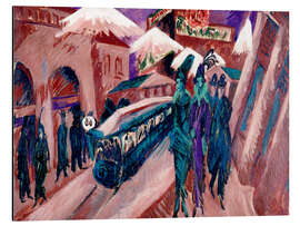 Magnettafel Leipziger Straße mit elektrischer Bahn