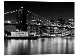 Magnettafel NYC Beleuchtete Skyline