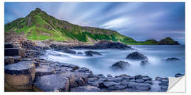 Selvklebende plakat Giant's Causeway