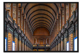 Gerahmter Kunstdruck Trinity College Library