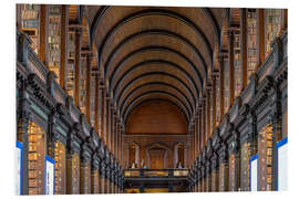 Foam board print Trinity College Library