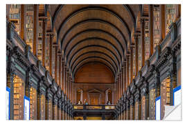 Selvklebende plakat Trinity College Library