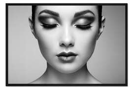 Gerahmter Kunstdruck Schließe deine Augen