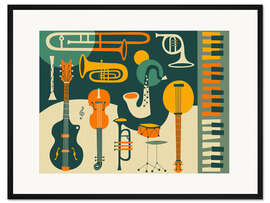 Gerahmter Kunstdruck Just Jazz