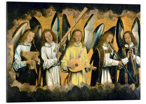 Galleritryck Five musical angels