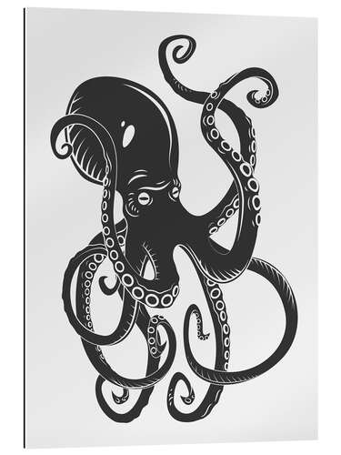 Gallery print Black octopus