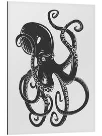 Magnettafel Schwarze Krake