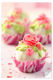 Selvklebende plakat Lovely Cupcakes