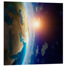 Magnettafel Erde aus dem Weltraum