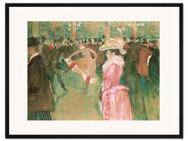 Gerahmter Kunstdruck Der Tanz im Kabarett