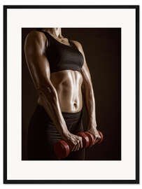 Gerahmter Kunstdruck Workout