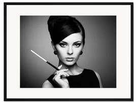 Gerahmter Kunstdruck Mondän