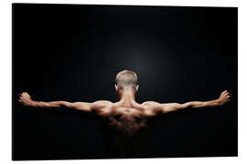 Magnettafel muskulöse Schulterpartie