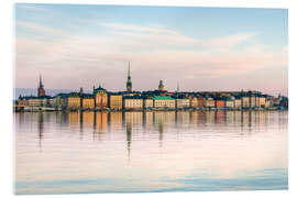 Acrylglas print  Stockholm city in Sweden, The Old Town (Gamla Stan)