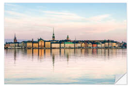 Wandsticker Stockholm in Schweden, die Altstadt (Gamla stan)