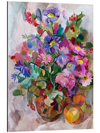 Aluminium print Floral still life