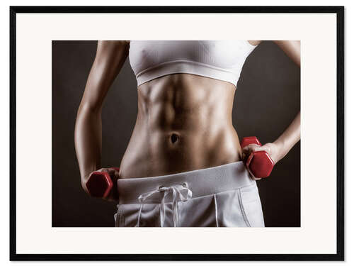 Gerahmter Kunstdruck Maximale Fitness