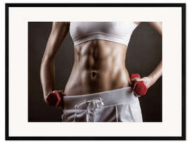 Gerahmter Kunstdruck Maximale Fitness