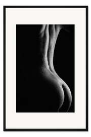 Gerahmter Kunstdruck Pfirsich Hintern