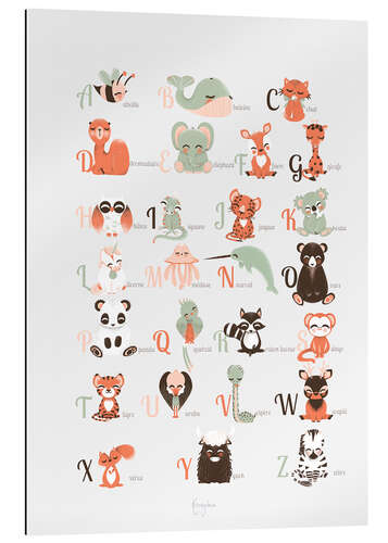 Gallery print ABC animals (French)