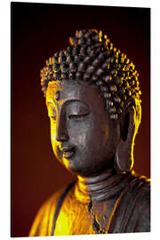 Magnettafel Buddha im Abendlicht