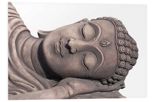 Foam board print Sandstone buddha head