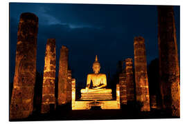 Magnettafel Buddha in Sukothai, Thailand